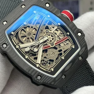 RM 6702 Ultra-thin 7.8 Carbon Fiber Luminous Water-resistant Men’s Automatic Mechanical Wristwatch