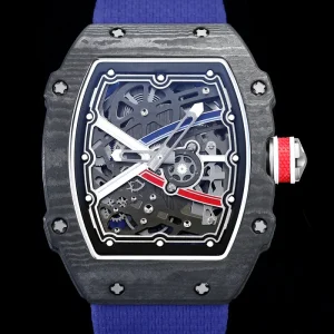 RM Series Carbon Fiber Hollow Ultra-Thin Sapphire Crystal Sports Mechanical Watch