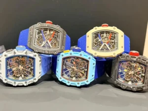 RM Series High Quality Sapphire Sports Diving Watch Durable Carbon Fiber Case Automatic Movement Mechanical Watch