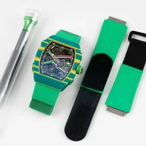RM67-02 Limited Edition Carbon Fiber Precision Mechanical Movement Men’s Professional Business Formal Watch