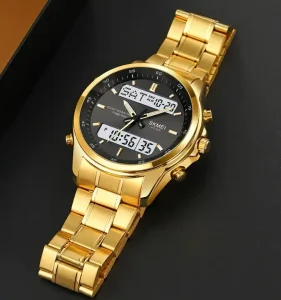 Reloj Analog Digital Watch LED Display Men’s Wrist Watch Men Female Jam Tangan Alarm Clock