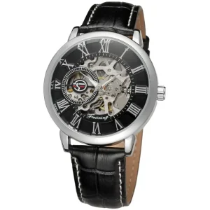 Reloj Para Hombre Factory Men’s Genuine Leather Strap Men Watches Luxury Automatic Mechanical Skeleton Watch