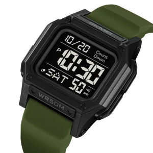 Reloj SKMEI 2537 Hombre Fashion Luxury Waterproof Sport Wrist Men Digital Clock Watches Electronic Wristwatch