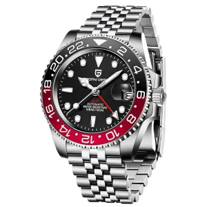 Relojes Hombre Pagani Design 1662 Jubilee Bracelet Mechanical Wrist Watch GMT Luxury Men Automatic Watches