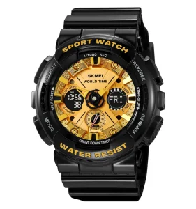 Relojes SKMEI 2118 De Hombre Analog Digit Watch Luxury Sport Novelty Watch Men’s Electronic Waterpoof