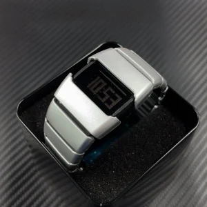 Retro Futuristic Fashion Digital Watches Display Waterproof Men Electronic Watches Montre