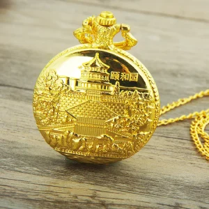 Retro Pocket Watches Flip Men and Women Common Quartz Watches