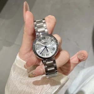 Retro Roman Scale Women’s Quartz Watch Stainless Steel Band Couple Watch
