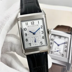 Reverso Rose Gold Quartz Round Watch Carbon Fiber Case Glass Waterproof Dual Time Zone Display Analog Women’s