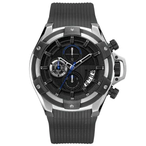 Rolees Multi Functional Sports Chronograph Quartz Stainless Steel Fashion Watch for Men Water Resistant