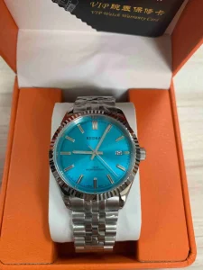 Rollstimi RT137 Luxury Men’s Automatic Mechanical Wrist Watch Stainless Steel 100M Waterproof Pointer Luminous Charm