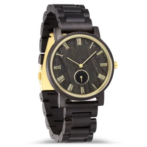 Roman Numeral Wood Wristwatch Handmade Wooden Watch Anniversary Wedding Gift for Him / Her Groomsmen Gift