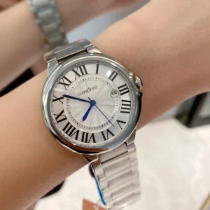 Rose Gold Minimalist Watch for Women Waterproof Round Dial High-Quality Alloy Ladies Timepiece