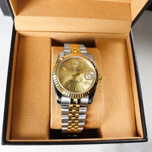 Round Design Luminous Waterproof 36/39mm Sapphire Crystal Gold Vintage Automatic Watches for Men
