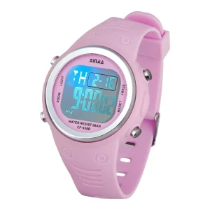 Round Shaped Soft TPU Digital Sport Men’s Watch