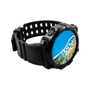 Round Smart Bracelet Heart Rate Blood Pressure Monitoring Waterproof IP67 Activity Tracking Alarm Clock Remote Control Function