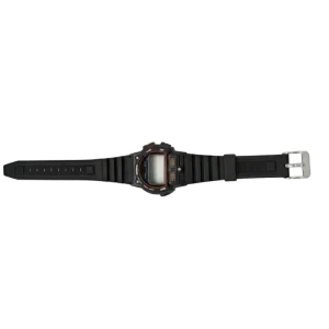 Rugged Unisex Digital Wristwatch Durable Plastic Case Soft TPU Band 30M Waterproof Multifunctional Sports Outdoor Use