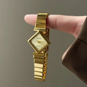 S9310 Vintage Diamond Shaped Women’s Watch Simple Luxurious Fashionable Exquisite Elegant Cross border Women’s Watch