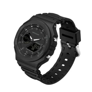 SANDA 6016 New Casual Men Watch 50M Waterproof Sport Quartz Watch for Male Fashion G Style Relogio Masculino Digital Wristwatch