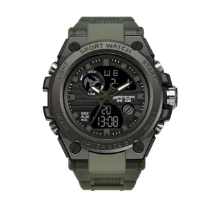 SANDA 739 Men Digital Watch Shock Sports Waterproof Electronic Wristwatch