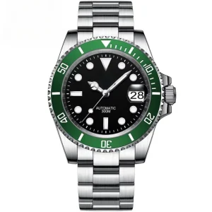 SD1953 Black Dial Green Ceramic Bezel NH35 Automatic Watch 300M Waterproof Sapphire Glass Men Dive Watches