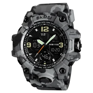 SKMEI 1155B Dual Time Sport Watch Analog Digital for Men