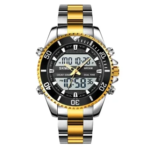 SKMEI 1850 Multi Functional Dual Display Men’s Watch Outdoor Sports Electronic Watch