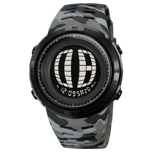 SKMEI 2076 New Fashion Digital Sport Men Watch Big Number Display TPU Band Watches for Men