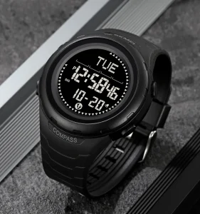 SKMEI 2166 Digital Compass Watch for Men Outdoor Sports Waterproof