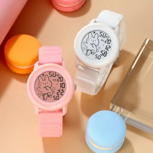 SKMEI 2217 Kids Digital Sport Wrist Watch LED Display Alarm Water Resistant ABS Case