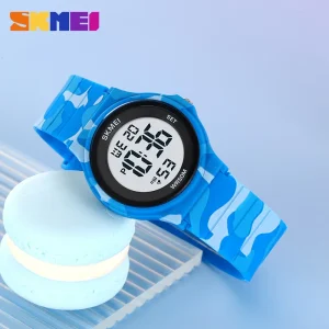 SKMEI 2303 Simple Colorful Digital Logo Sport Watch for Boys 3ATM Water Resistant with Alarm and Shock Resistant Digital Watch