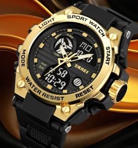 SKMEI 2360 Digital Display Large Dial Outdoor Sports Watches 50M Waterproof Drop-Resistant Gift Reloj