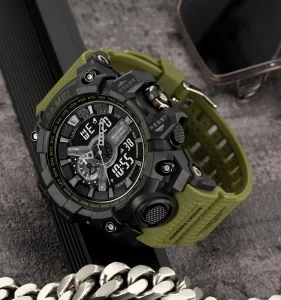 SKMEI 2396 Digital Watch 56mm Large Dial 8 Colors Resin Crystal ABS+TPU Case Men’s Outdoor Sports Military Style