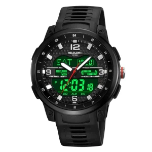 SKMEI 2401 Manufacturer Business Multifunction Analog Digital Chronograph Large Dial Wristwatch Fashion 5ATM Watches