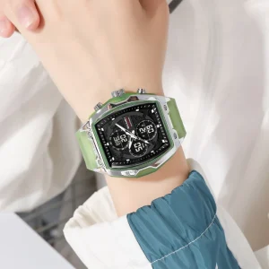SKMEI 2601 Manufacture Business Chronograph Men’s Multi-function Silicone Waterproof Analog Digital Watch
