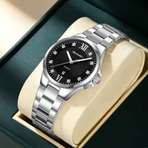 SKMEI 9409 Simple Retro Classic Ladies Quartz Wrist Watches Fashion Calendar Quality Quartz Watch for Woman