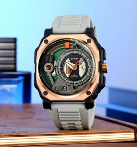 SKMEI Luxury Men’s Sport Fashion Quartz Wristwatch Waterproof Business Watch Alloy Case Silicone Band Glass Dial Moda Relojes