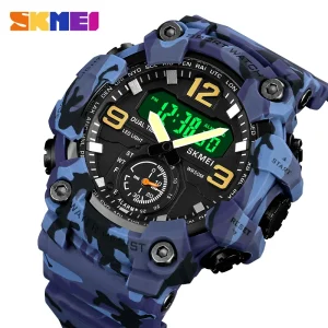 SKMEI Outdoor Men Digital Sport Watch Date Countdown Waterproof Mens Wristwatches Large Dial Clock Reloj Hombre