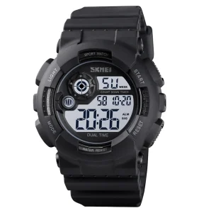 SKMEl 1583 Men Hand Watch 5ATM Water Resistant Unisex Sport Watch Digital Waterproof Sports Watch