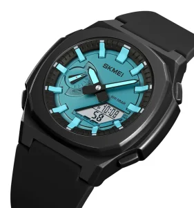 SKMEl 2091 Men Hand Analog Digital Watches for Men 3ATM Water Resistant Digital Waterproof Sports Watch