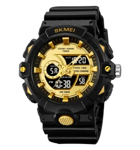 SKMEl 2225 chronograph man analog digital for men 3ATM Water Resistant digital sports watch