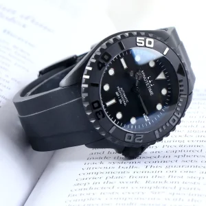 SKX007 SKX009 NH35 男士自动运动陶瓷嵌框防水手表黑色发光表盘