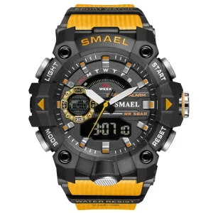 SMAEL Men’s Watches 8040 Water Resistant Wrist Watch Digital Sports Watch
