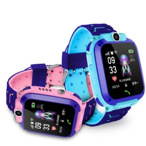 SOS Phone Watch Smartwatch for Kids Q12 Waterproof IP67 Smart Watch Support SIM Card GPS Tracking Watch