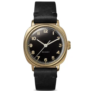 STC R11A Retro Style Manual Movement Large Dial Classic Design Mechanical Hand Wind Watch