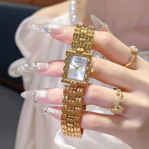 SUNLIFEX New Women’s Watch with a High end Three dimensional Chain Strap Elegant Light Luxury Style Ladies Watch