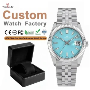 SW200 Movement 316L Stainless Steel Automatic Mechanical 36MM Dive Watch Custom Logo Men’s Classic Blue Formal Watch