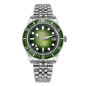 San Martin 37.5mm 40mm Men Diver Watch Miyota 9015 Enamel Dial Luxury Automatic Mechanical Wristwatch Waterproof 200m SN0148