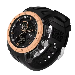 Sanda 6012 Men’s Watches Sport Quartz Watch 50m Waterproof Digital Wristwatch for Men Boy Clock Montre Relojes Hombre