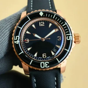 Sapphire Black Dial Automatic Mechanical Watch, Fashionable Sport Style, Automatic Date Display and Power Reserve Function